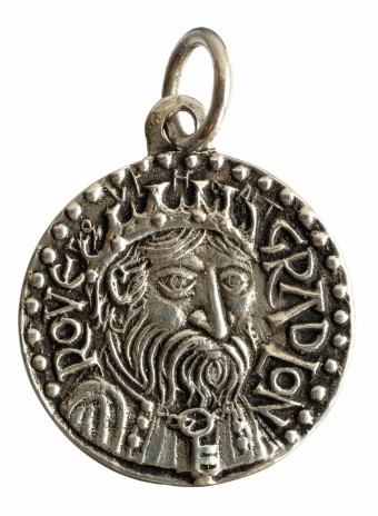 Pendentif Gradlon 3/4 (Dahut V°) Ø 25 Mm