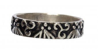 Anneau Hermines Et Triskels 6 Mm (V.t.)