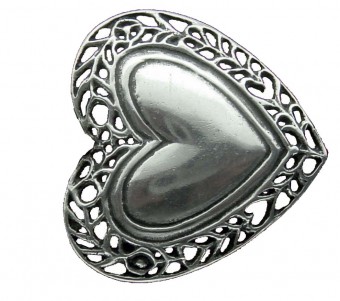 Broche Cœur Guirlande  (Mixte Pend.)