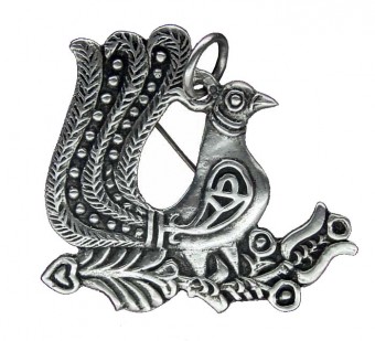 Broche Oiseau Du Paradis ( mixte pendentif)