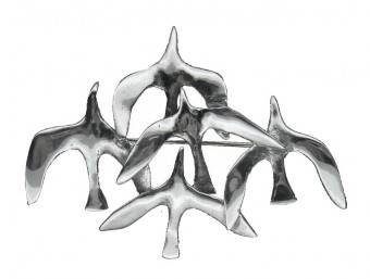 Broche Vol De Mouettes 