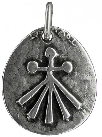 Pendentif Médaille Hermine