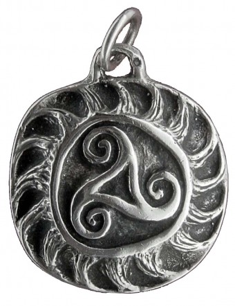 Pendentif Triskel Soleil