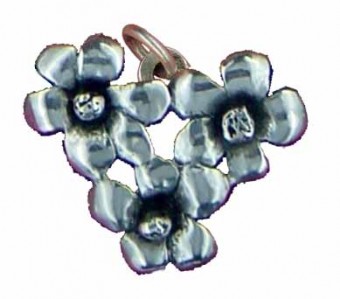 Pendentif Printemps 3 Fleurs