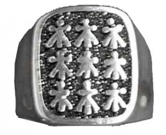 Grosse Chevalière 9 Hermines