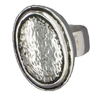 Bague Ovale Martelée      (Ouverte)