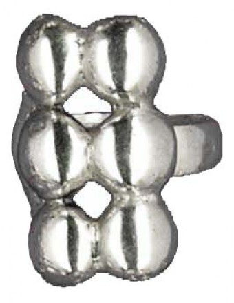 Bague 6 Boules        (Ouverte)