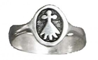 Bague Hermine En Médaillon