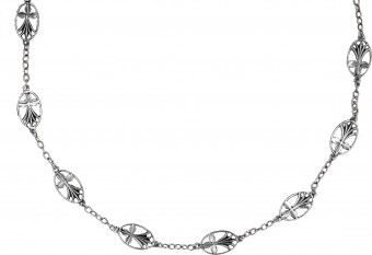 Collier Médaille Hermine 10 Elts