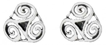 Op Boutons Triskel Ajouré Dorés À L'or Fin