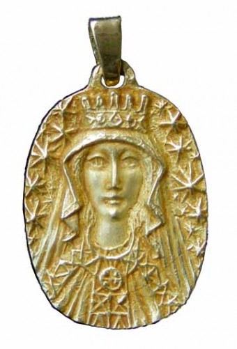 Médaille Vierge Couronnée (Larg. 13 Mm)