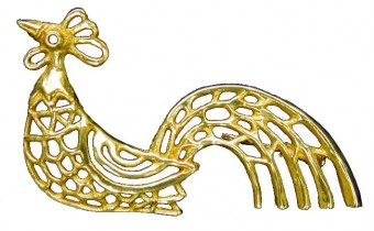 Broche Coq Ajouré
