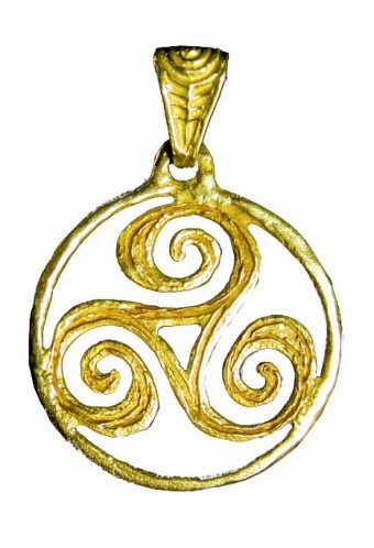 Pendentif Triskel Cerclé Grand