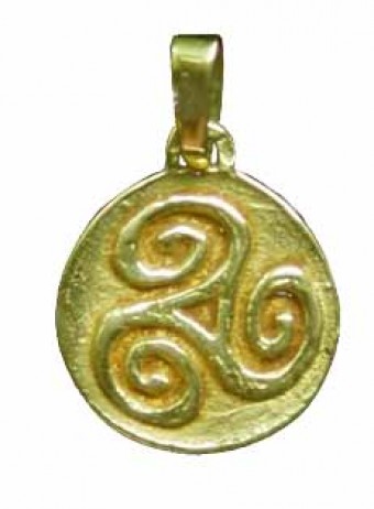 Pendentif Triskel Petite Médaille