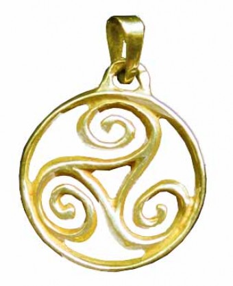 Pendentif Triskel Cerclé
