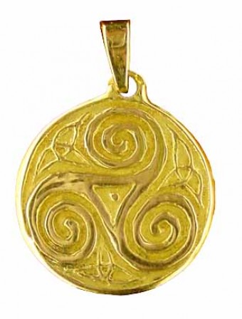 Pendentif Médaille Triskel Moyenne
