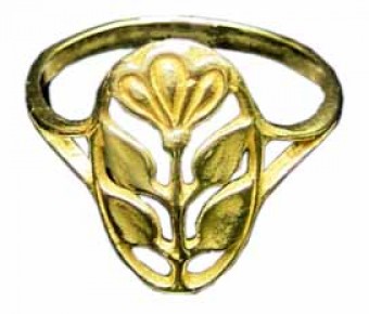 Bague Médaille Fleur