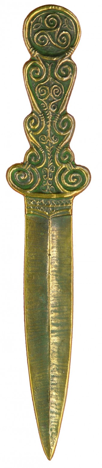 Coupe Papier  Epée De Tristan En Bronze